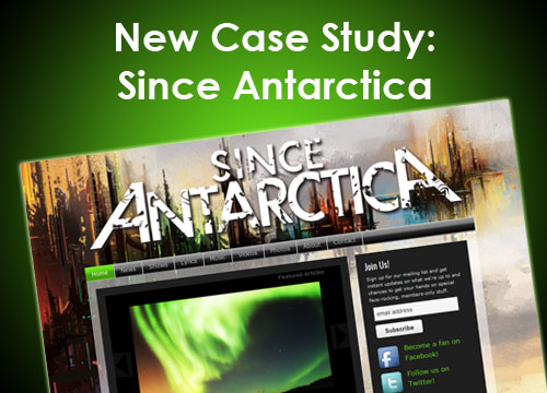 Since Antarctica – Redesign for Album Launch